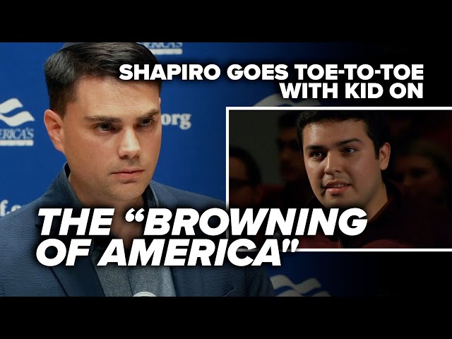 OH SNAP: Shapiro Goes Toe-to-Toe with Student On The “Browning of America"