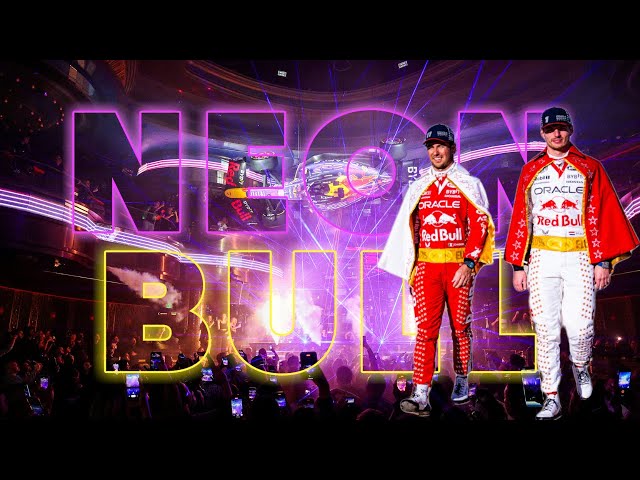 Neon Bull: RB19's Las Vegas Fan-Designed F1 Livery