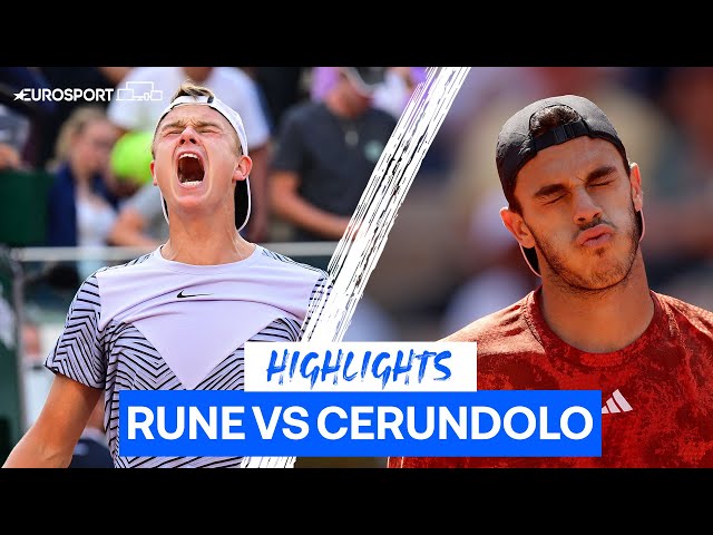 A Match To Remember! | Rune Beats Cerundolo To Book Place In Quarter-Finals | Eurosport Tennis