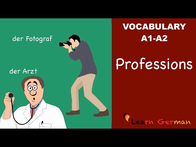 Learn German | German Vocabulary | Professions | Berufe