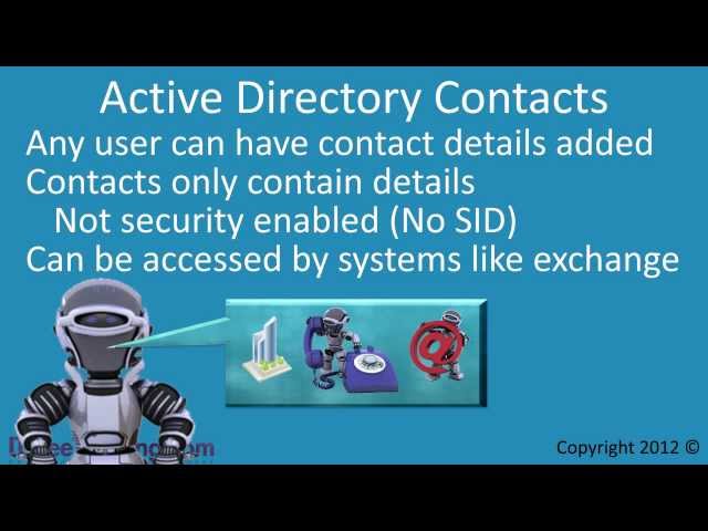 MCITP 70-640: Windows Contacts