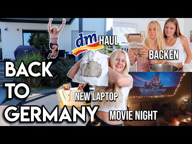 BACK TO GERMANY ! FRIENDS & MOVIE NIGHT & DM HAUL  | MaVie Noelle