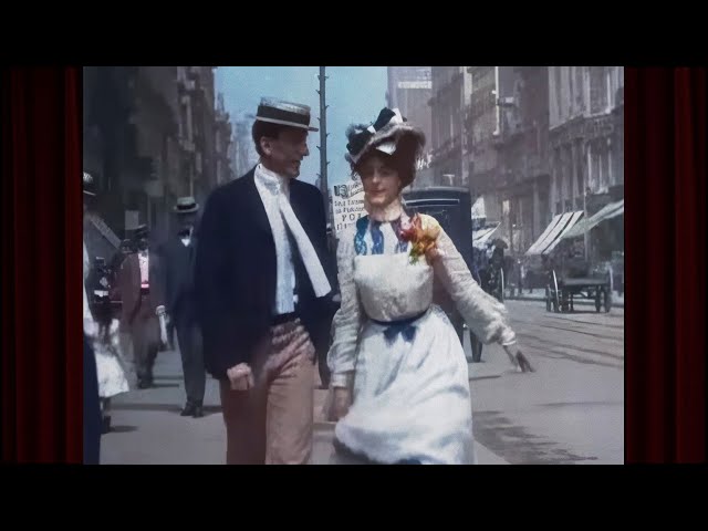 New York c.1899: Restored To Life in Amazing Footage