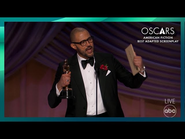 'American Fiction' Wins Best Adapted Screenplay | 96th Oscars (2024)