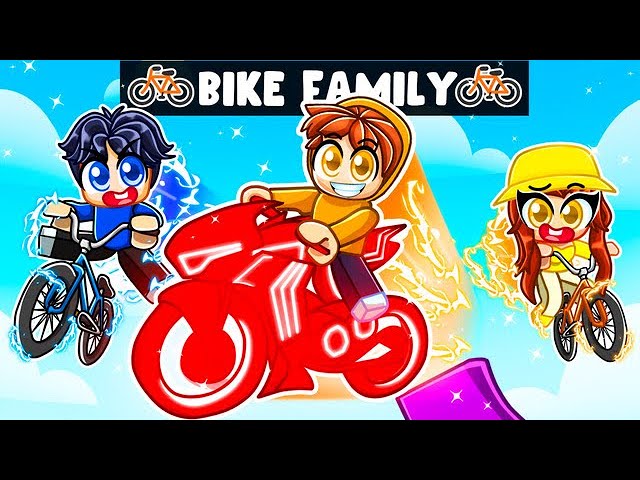 I Spent $100,000 In Roblox Bike Obby With MY BIKE FAMILY!