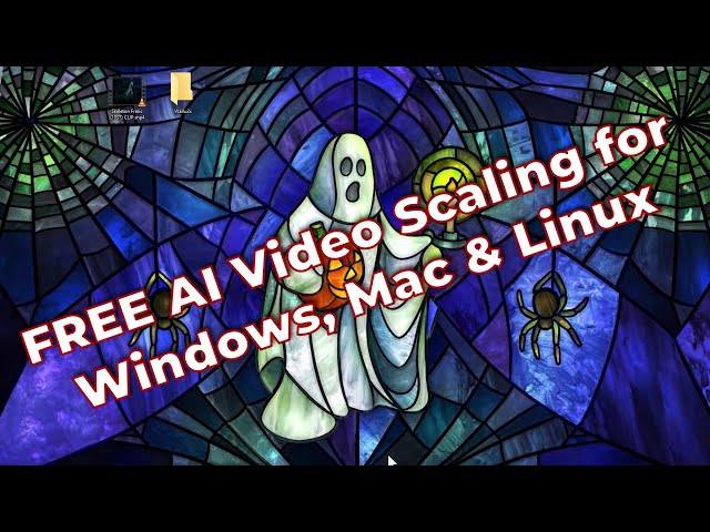 FREE AI Video Upscaling for Windows Mac and Linux