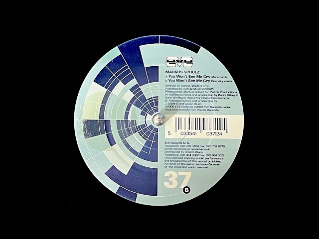 Markus Schulz - You Won't See Me Cry (Deepsky Remix) (2000)