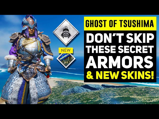 Ghost of Tsushima - Secret EAGLE's WING Armor & Even More Skins You Shouldn't Skip (Iki Island DLC)