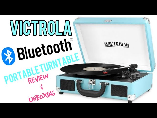 The Victrola BT Suitcase Turntable!  Unboxing & REVIEW!