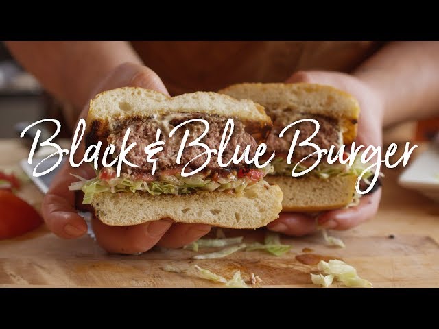 Bacon Black & Blue Burger Recipe