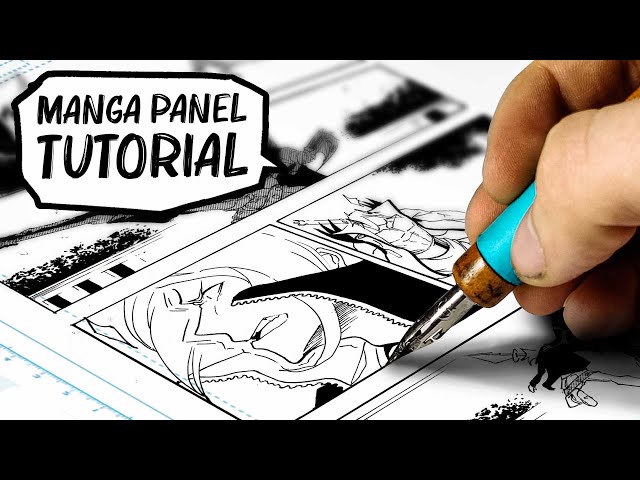 How to draft and panel MANGA PAGES | DrawlikeaSir