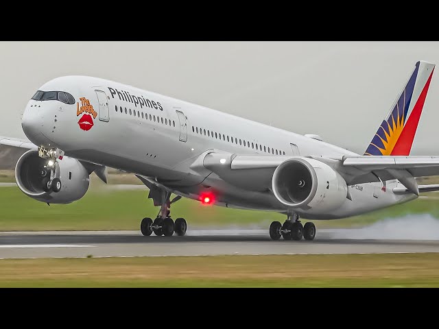 20 MINUTES of CLOSE UP LANDINGS at Vancouver Airport [YVR/CYVR]