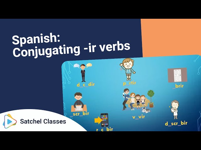 Spanish  Conjugating  ir verbs | Spanish | Satchel Classes