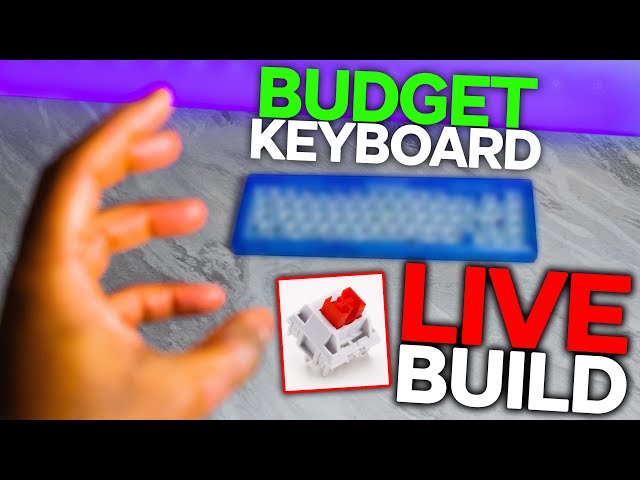Building The Best BUDGET Keyboard Kit (LIVE)😳