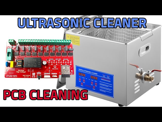 Mastering PCB Cleaning with an Ultrasonic Cleaner! | Voltlog #467