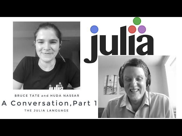 Speed, Graphs and Data: Huda Nassar Talks Julia with Bruce Tate, Part 1