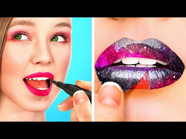 BEAUTY HACKS TO MAKE YOU A STAR! || Sneaking Make Up! Amazing Makeup Hacks by 123 GO! Genius