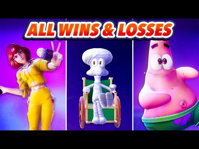 All Victory/Loss Animations - Nickelodeon All-Star Brawl 2
