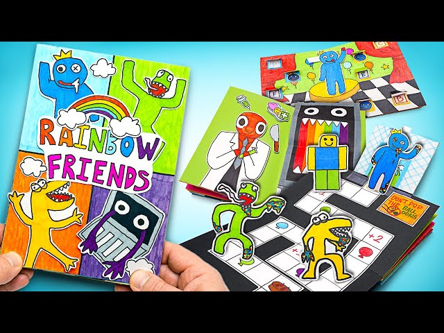 TOLLES DIY-Spielbuch aus Papier | Roblox Rainbow Friends