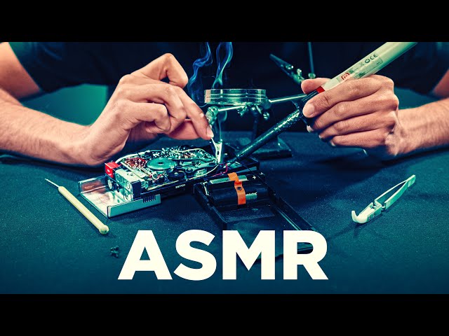 ASMR Fixing Vintage Electronic Device ⚙️ (+ Cleaning) NO TALKING