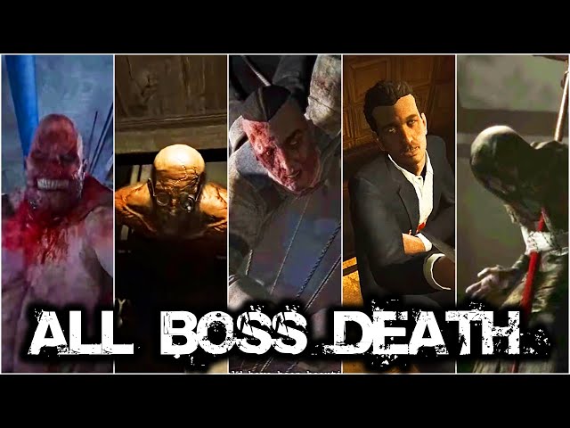 All Villain Deaths in Outlast Games ft Gameplay