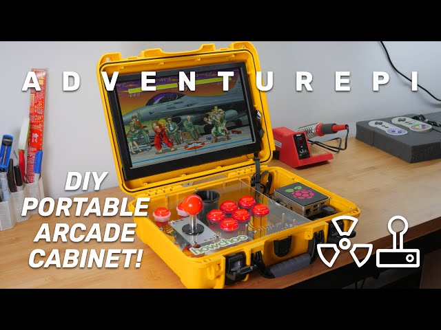 AdventurePi: The Ultimate DIY Raspberry Pi Portable Arcade Cabinet!