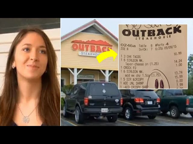 Outback Workers Wish Nobody Saw What They Wrote On Cops’ Receipt