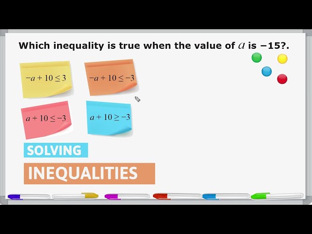Solving Inequality Problems