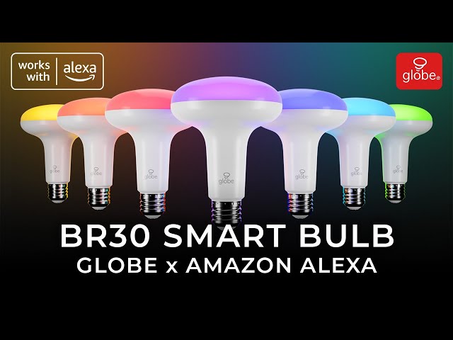 BR30 Smart Bulb (RGB Color and Tunable White) | Globe x Amazon Alexa