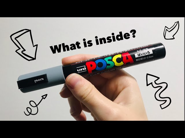 What is INSIDE a Posca Marker?