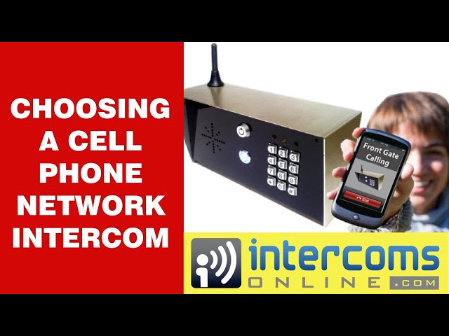 Infinite Range Wireless Cell Phone Intercom - 888-298-9489