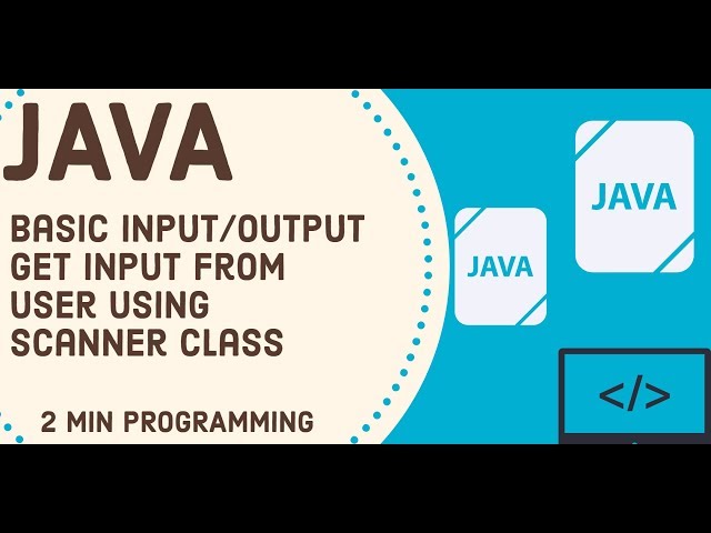Basic Input Output | Get Input From User | Java | 2min Programming