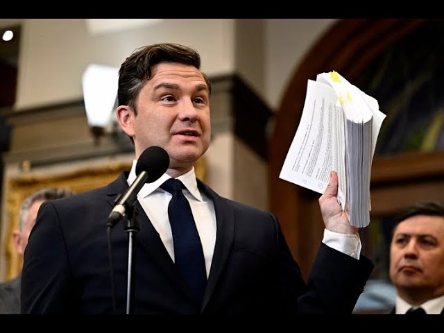 CAUGHT ON CAMERA: Poilievre reveals documents Trudeau has been covering up
