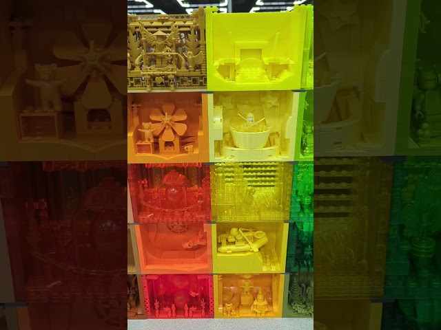 LEGO Rainbow Habitats by Nate Funk