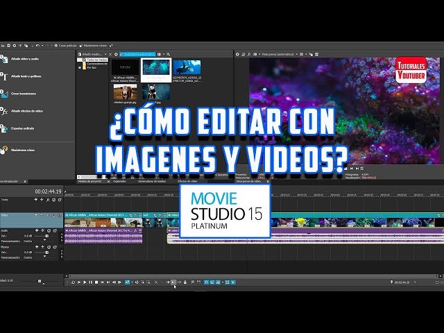 EDICIÓN DE VIDEO E IMÁGENES CON MOVIE STUDIO PLATINUM 15