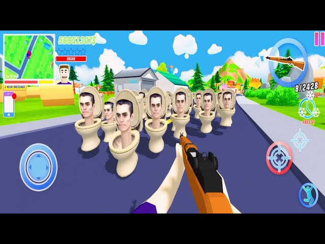 Skibidi Toilet's Apocalypse in Dude Theft Wars | Mod Gameplay - Part 22
