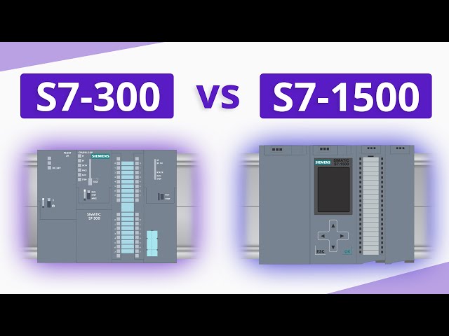What are the differences between SIMATIC S7-300 and S7-1500 PLCs?