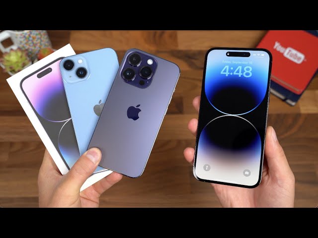 Apple iPhone 14 vs iPhone 14 Pro Unboxing!