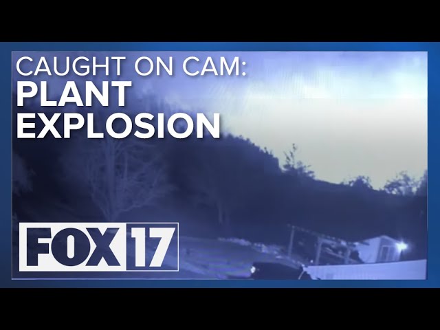 CAUGHT ON CAM: Manufacturing plant explosion