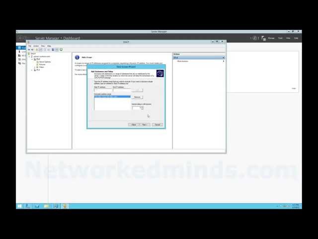 70-410 Objective 4.2 - Installing a DHCP Server on Windows Server 2012 R2