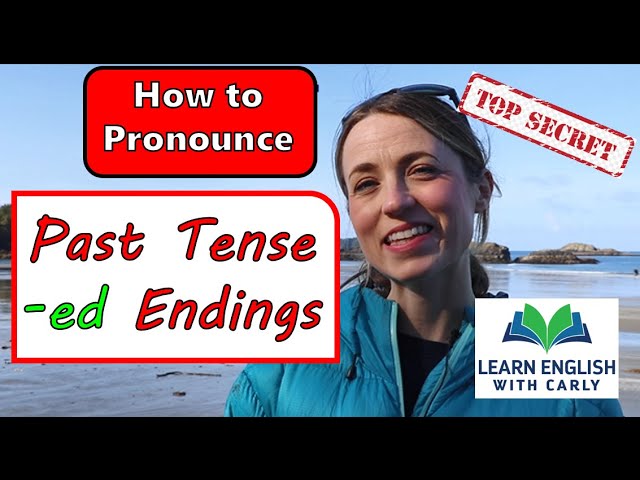 English Pronunciation: How to pronounce PAST TENSE past participle -ED ENDINGS #englishpronunciation