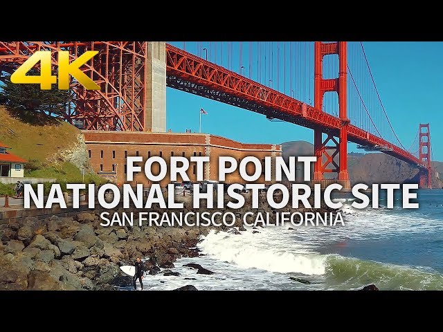 SAN FRANCISCO - Fort Point National Historic Site, San Francisco, California, USA, Travel, 4K UHD