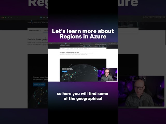 Let's learn more about Regions in Azure