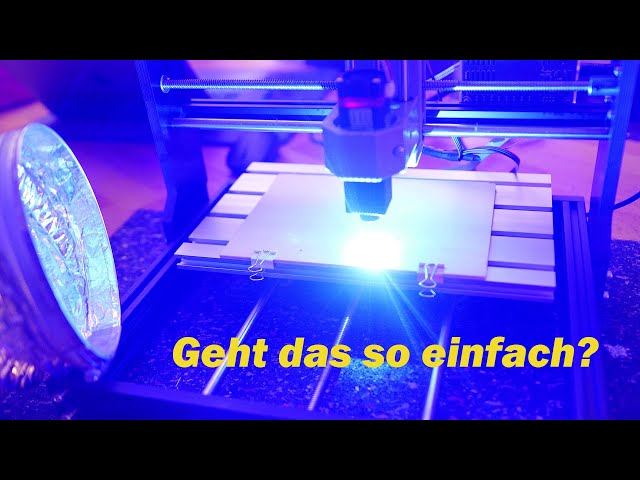 So einfach billig Fräse zu Laser umgebaut | Upgrade an der CNC3018 Pro in Deutsch
