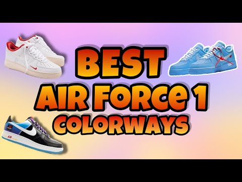 Top 10 Air Force 1 Lows Colorways of ALL TIME