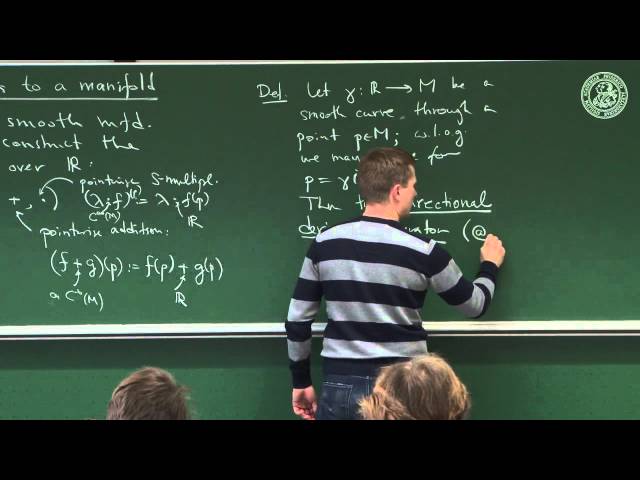 Differential structures: the pivotal concept of tangent vector spaces - Lec 09 - Frederic Schuller