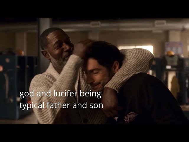 god and lucifer being typical father and son