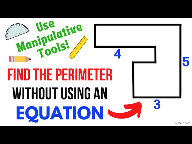 Can You Find the Perimeter of this Figure Without Using an Equation? | Use Manipulative Tools!