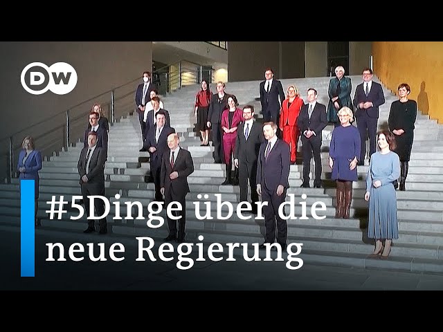 Bundeskanzler Scholz und sein Kabinett: 5 Fakten über die neue Regierung | #5Dinge
