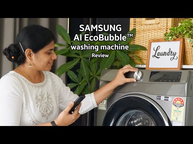 Samsung AI Ecobubble™ Washing Machine Review||సామ్ సంగ్ వాషింగ్ మెషీన్ రివ్యూ||B like Bindu